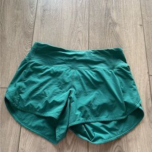 Lululemon Athletica Teal Athletic Shorts